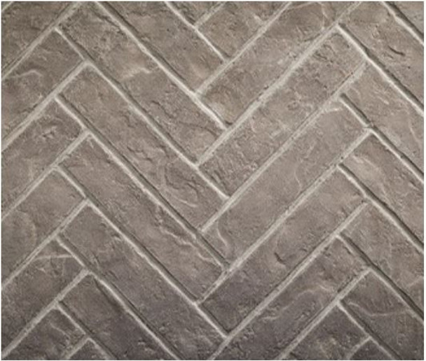 Heat N Glo 8KX Herringbone Brick Refractory - Tranquil Greige (BRICK-8KX-TG)