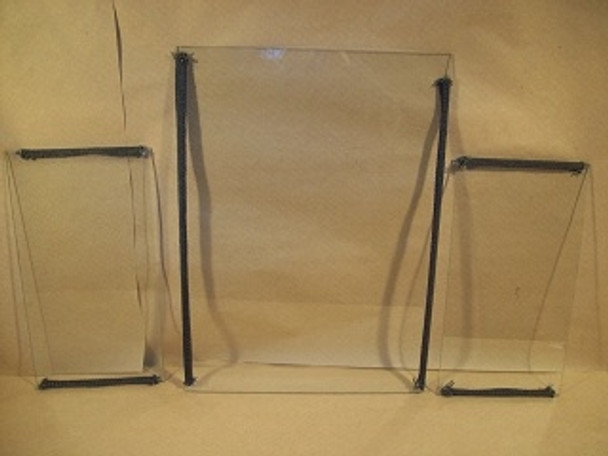 Enviro Sienna Steel Bay 3-Piece Glass Set w/ Tape (50-1354)