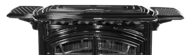 Enviro DV42DX Black Porcelain Cast Iron Firebox Liner Set (50-609)