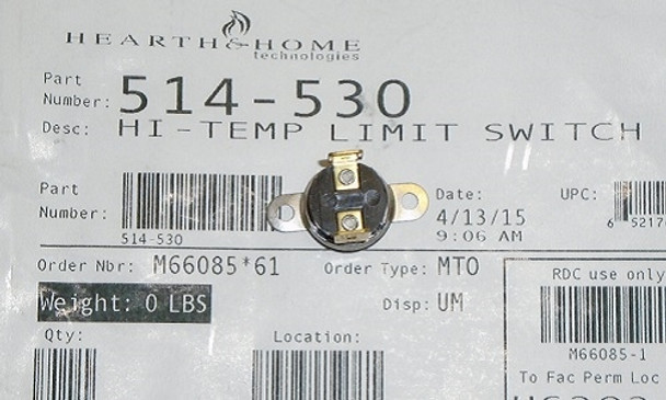 Heat N Glo High Temp Limit Switch (514-530)