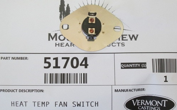 Vermont Castings Temp. Sensor Fan Switch for FK24 & FK26 Fan Kit (SRV51704)