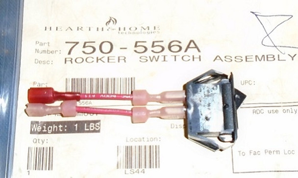 Heat N Glo On / Off Rocker Switch Assembly (750-556A)