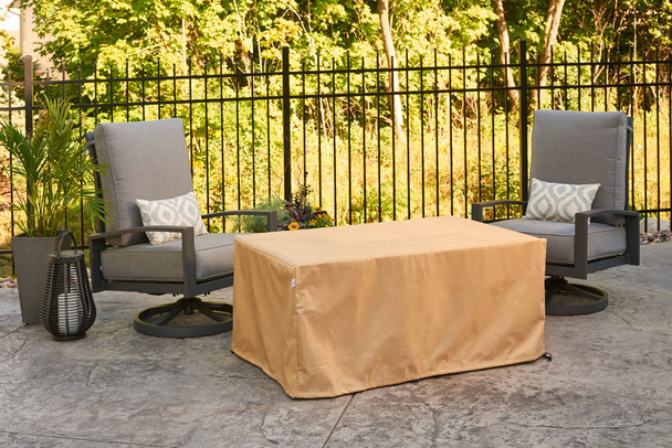 Outdoor Greatroom Company Protective Cover for Brooks, Kenwood Rectangular, & Sierra Linear Fire Pit Table (CVR5132)