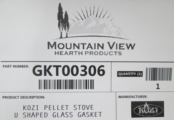 Kozi U-Shaped Glass Gasket (GKT00306)