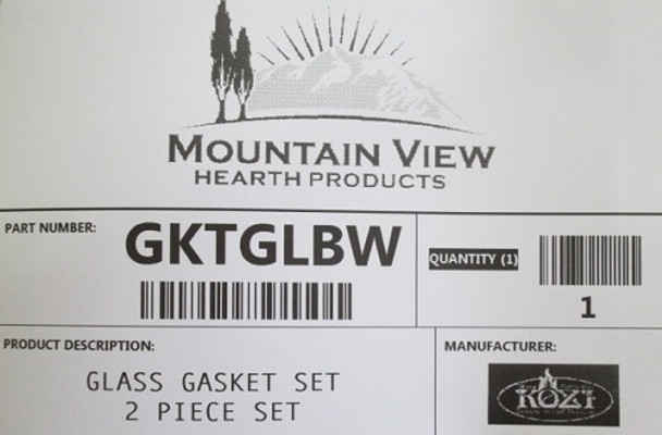 Kozi BayWin 2 Piece Glass Gasket Set (GKTGLBW)