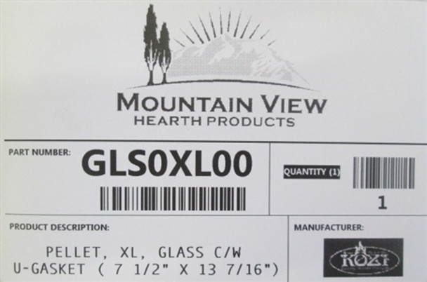 Kozi Model 100 XL Ceramic Glass w/Gasket (GLS0XL00)