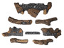 Kingsman 8 Piece Burnt Oak Log Set (LOGC44)