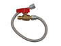 Stainless Steel Flex with Shutoff for Napoleon GPF Gas Stoves (W175-0210)