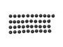 Quadra-Fire, Heatilator & Majestic Black Philips Head Screws - 40 Pack (12460/40)