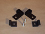 Enviro M55C Hopper Lid Hinges with Bolts - Black (50-2892)