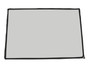 Majestic 36LDVR & 36LDVT Glass with Gasket Assembly (10007094K)