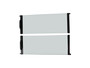 Majestic Sovereign Series Original Bi-Fold Glass Doors w/ Black Trim (DM1736)