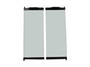 Majestic Sovereign Series Original Bi-Fold Glass Doors w/ Black Trim (DM1736)