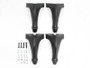 Country Flame Black Queen Ann Legs - Set of 4 (QAC-4200)
