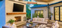 Infratech CD60 61-Inch 6000W Motif Collection Dual Element Patio Heater - Stainless Steel Designer Infrared Heater