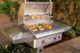 American Outdoor Grill 24" In-Ground Post T Series Grill with Rotisserie (24NGT)