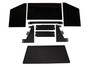 Heat N Glo SlimLine Series Reflective Black Glass Refractory (GLASS-5X)