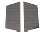 Superior 40" 3-Piece Ceramic Liner Kit - Stacked Greystone (F3958)