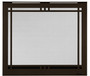 Majestic Contemporary Rectangular Decorative Front - Black (CRD36BK)