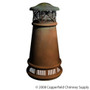 European Copper Bishop Chimney Pot - (BISHOP-I-TC)