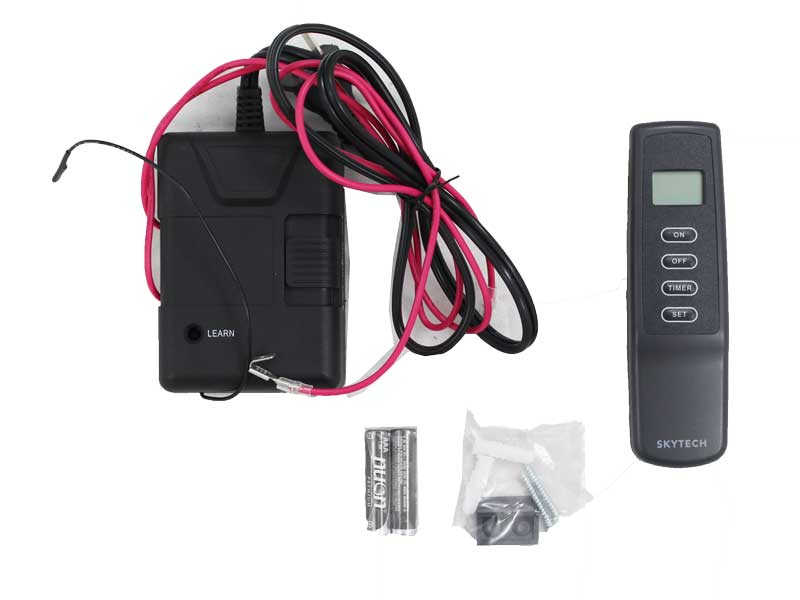 Skytech 1001T/LCD Timer Fireplace Remote Control