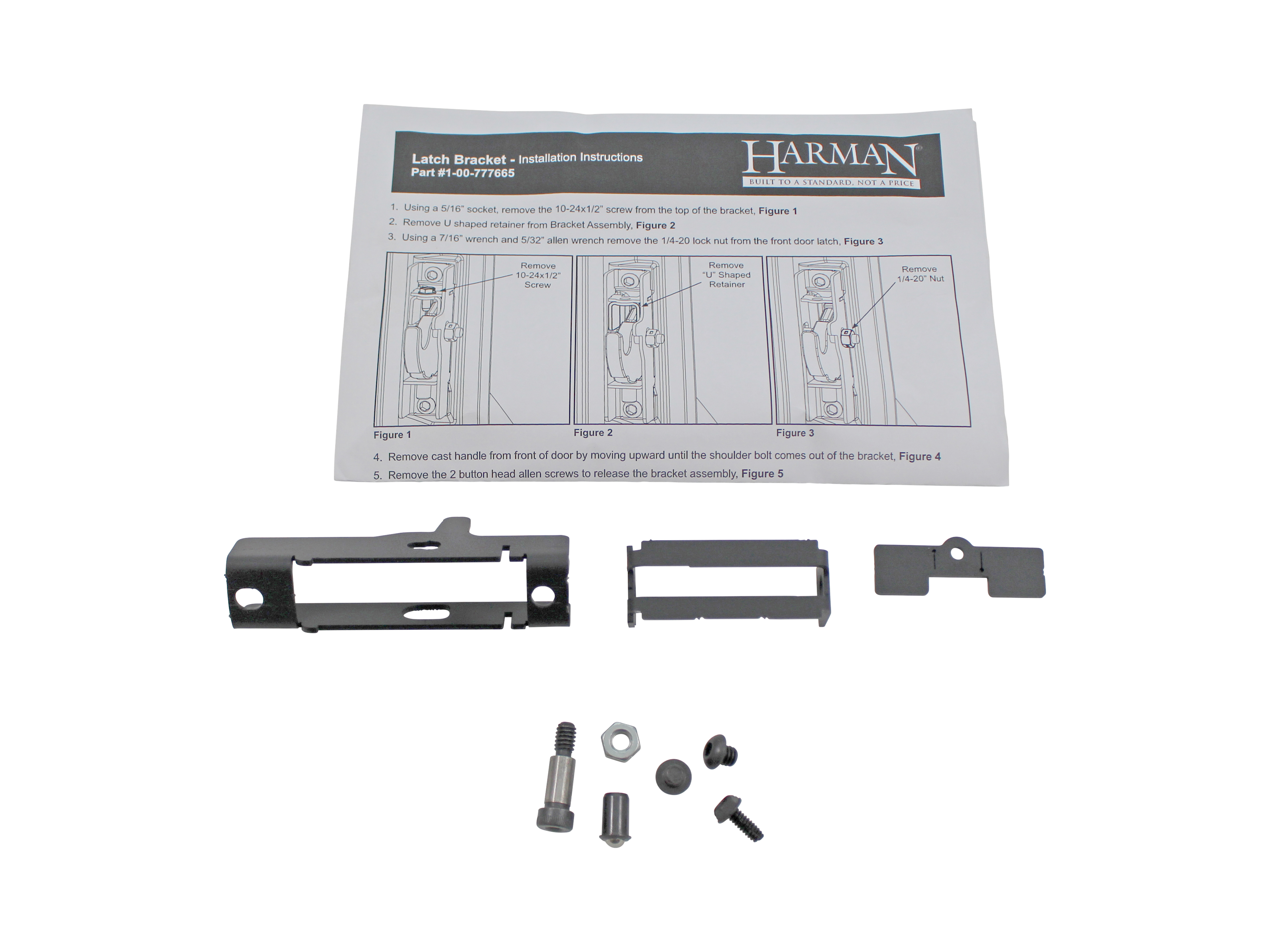 Harman Absolute43 & Absolute63 Load Door Latch Bracket with Hardware (1-00-777665)
