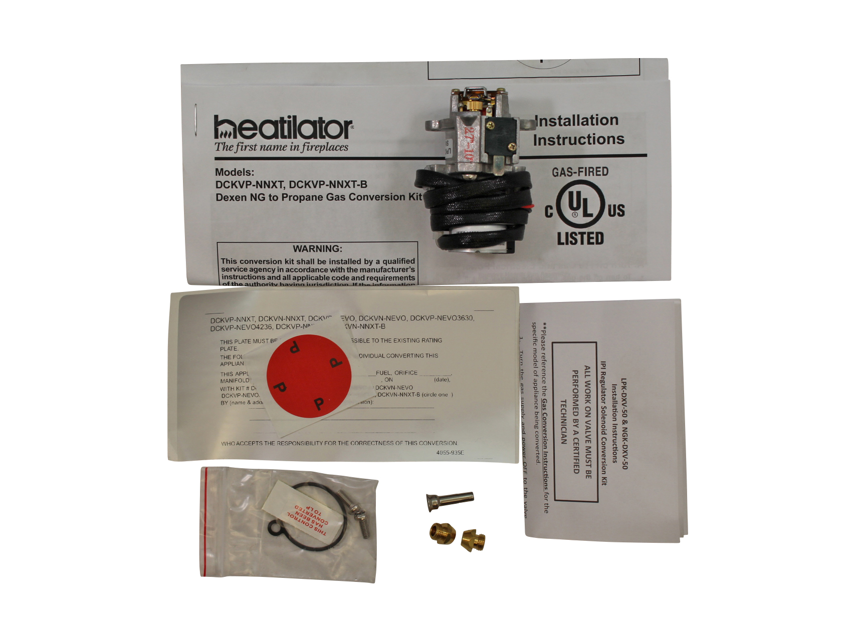 Heatilator Conversion Kit- LP (DCKVP-NNXT-B) Heatilator Conversion Kit- LP (DCKVP-NNXT-B)