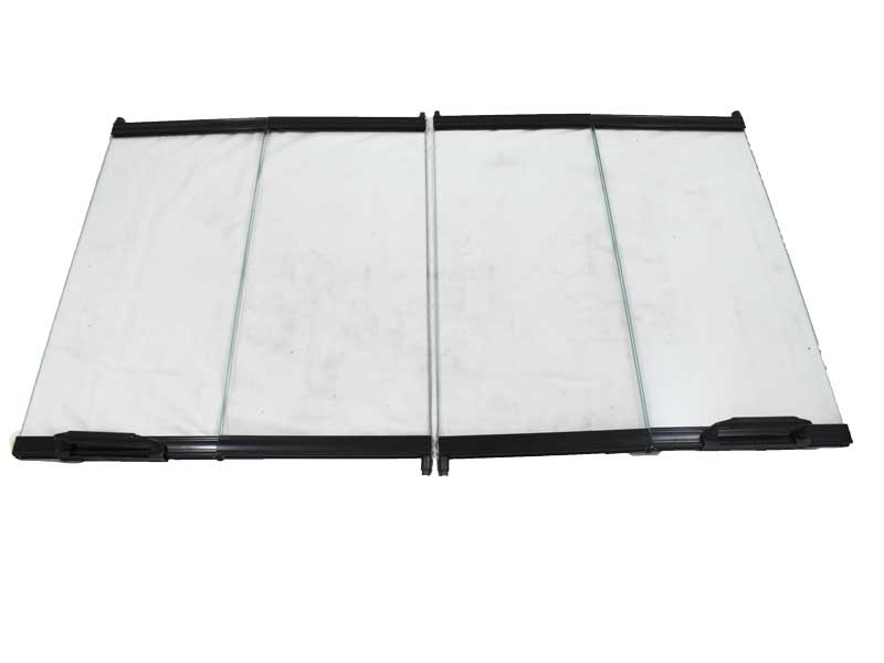 Heat N Glo, Heatilator & Majestic Bi-Fold Glass Doors w/ Black Trim (DM1036)