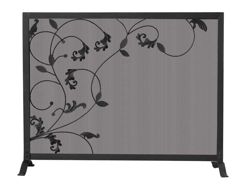 Black Screen Flowing Leaf Design (6560SH) 
