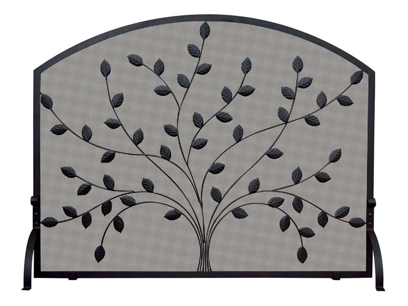 Spreading Leaf Wrought Iron Screen (2692SH) 