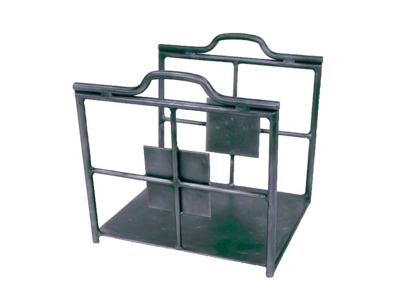 Wrought Iron Diamond Design Log Basket (2684SH)