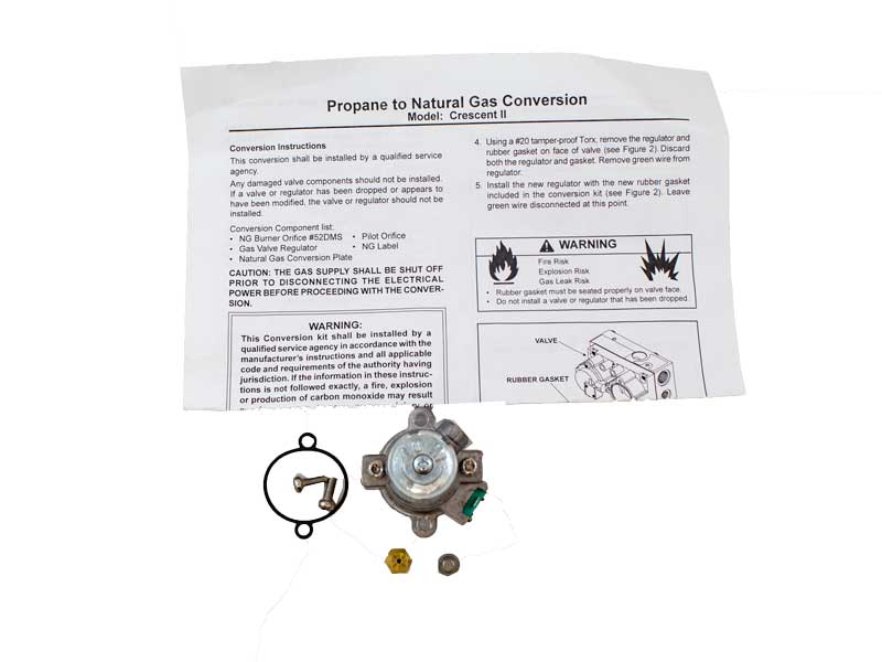 Heat N Glo CRESCENT II Conversion Kit - NG (NGK-CRESCENTII) Heat N Glo CRESCENT II Conversion Kit - NG (NGK-CRESCENTII)