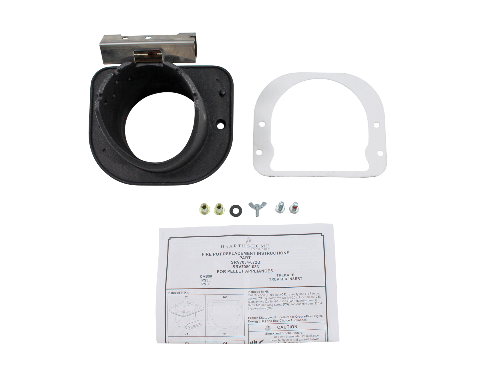 Quadra-Fire Firepot Assembly (SRV7080-083)