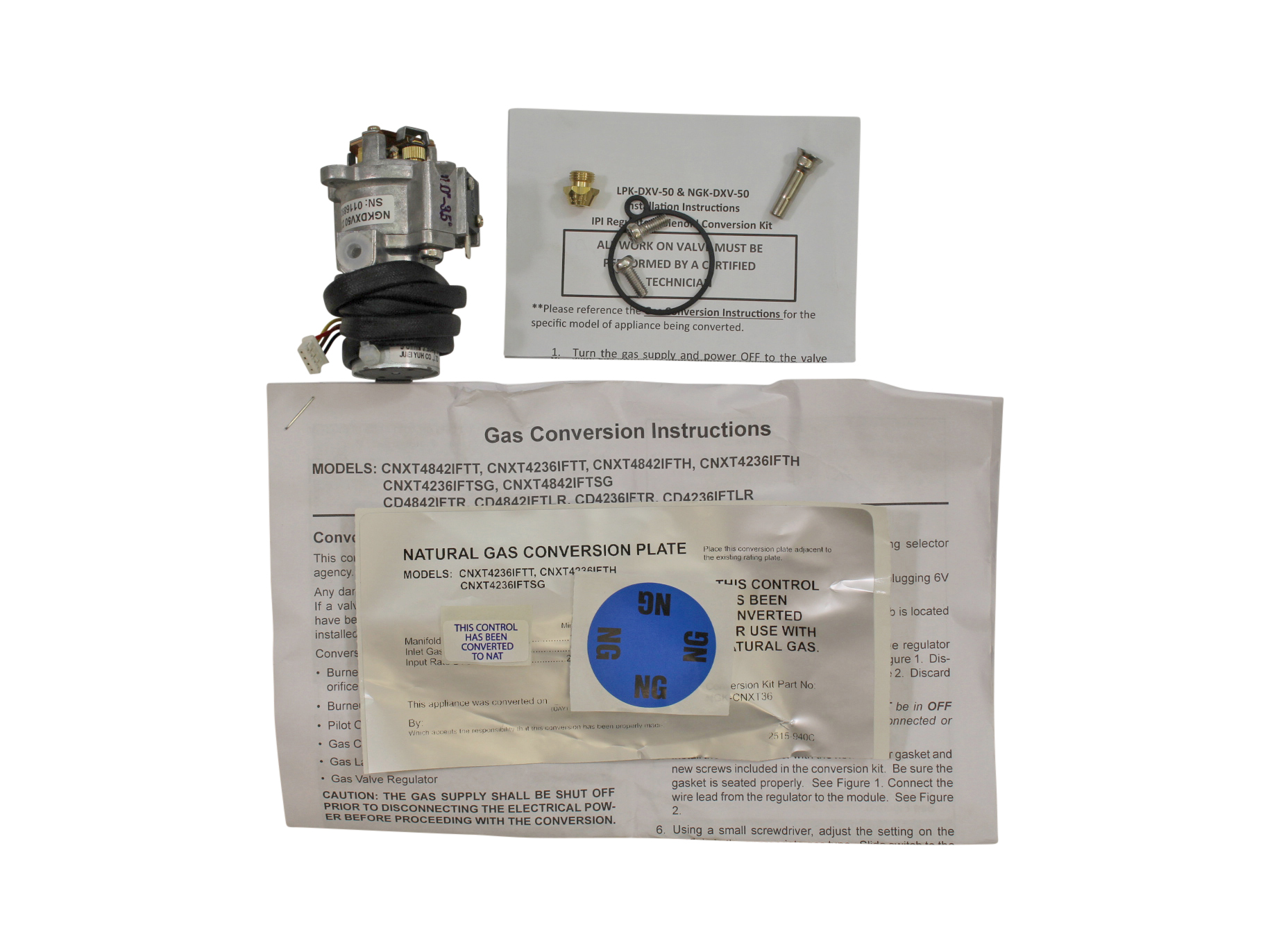Heatilator CNXT4236IFT Conversion Kit - NG (NGK-CNXT36)