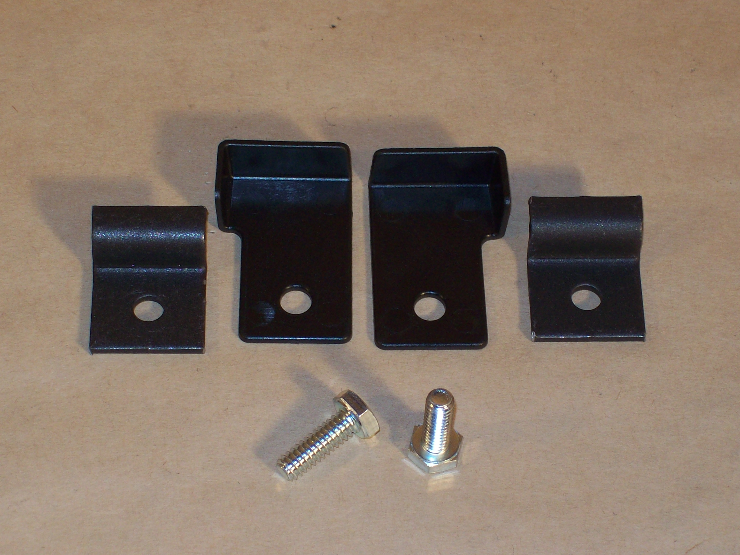 Enviro M55C Hopper Lid Hinges with Bolts - Black (50-2892) Enviro M55C Hopper Lid Hinges with Bolts - Black (50-2892)