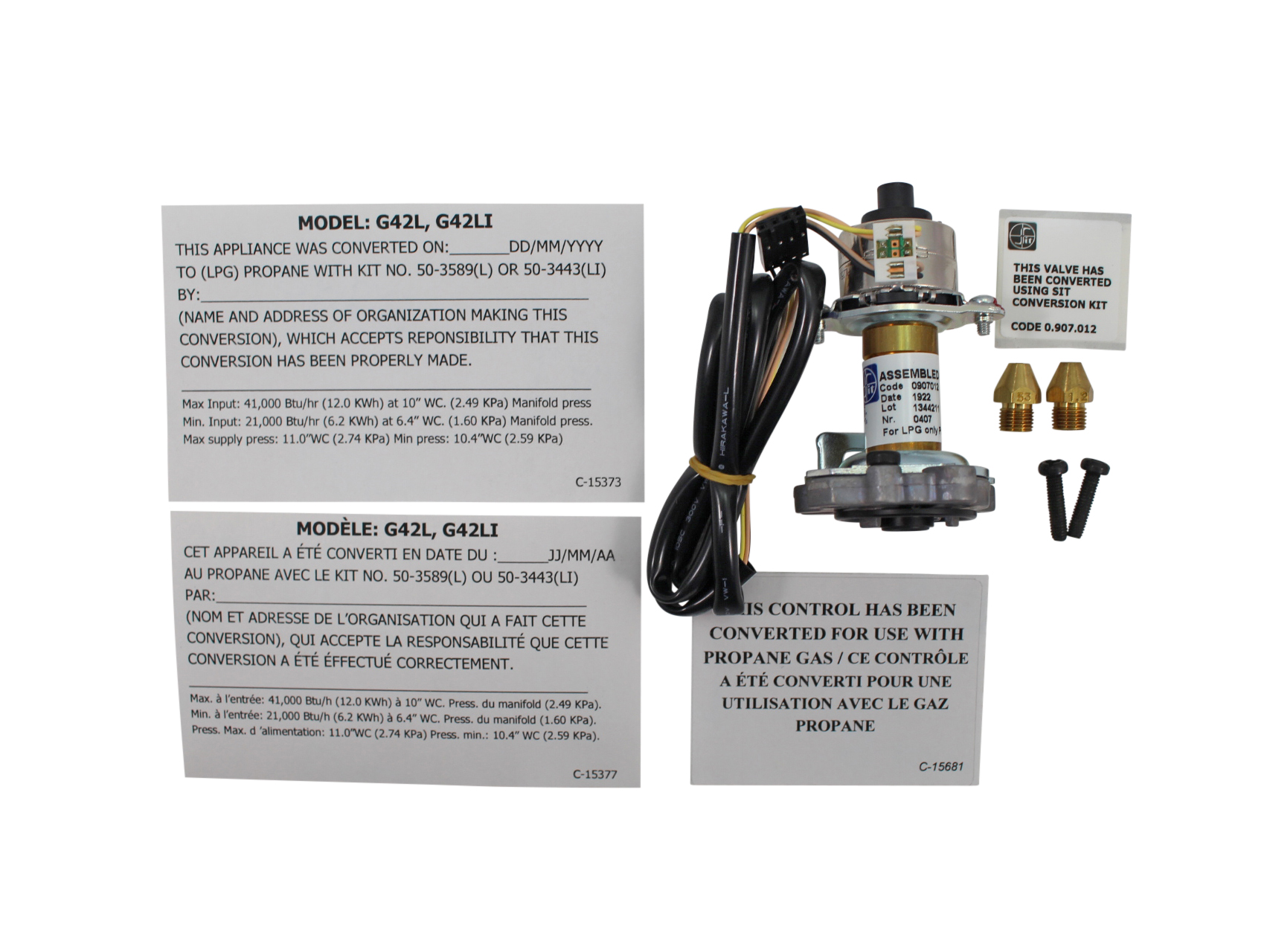 Enviro G42LI Conversion Kit - LP (50-3443)