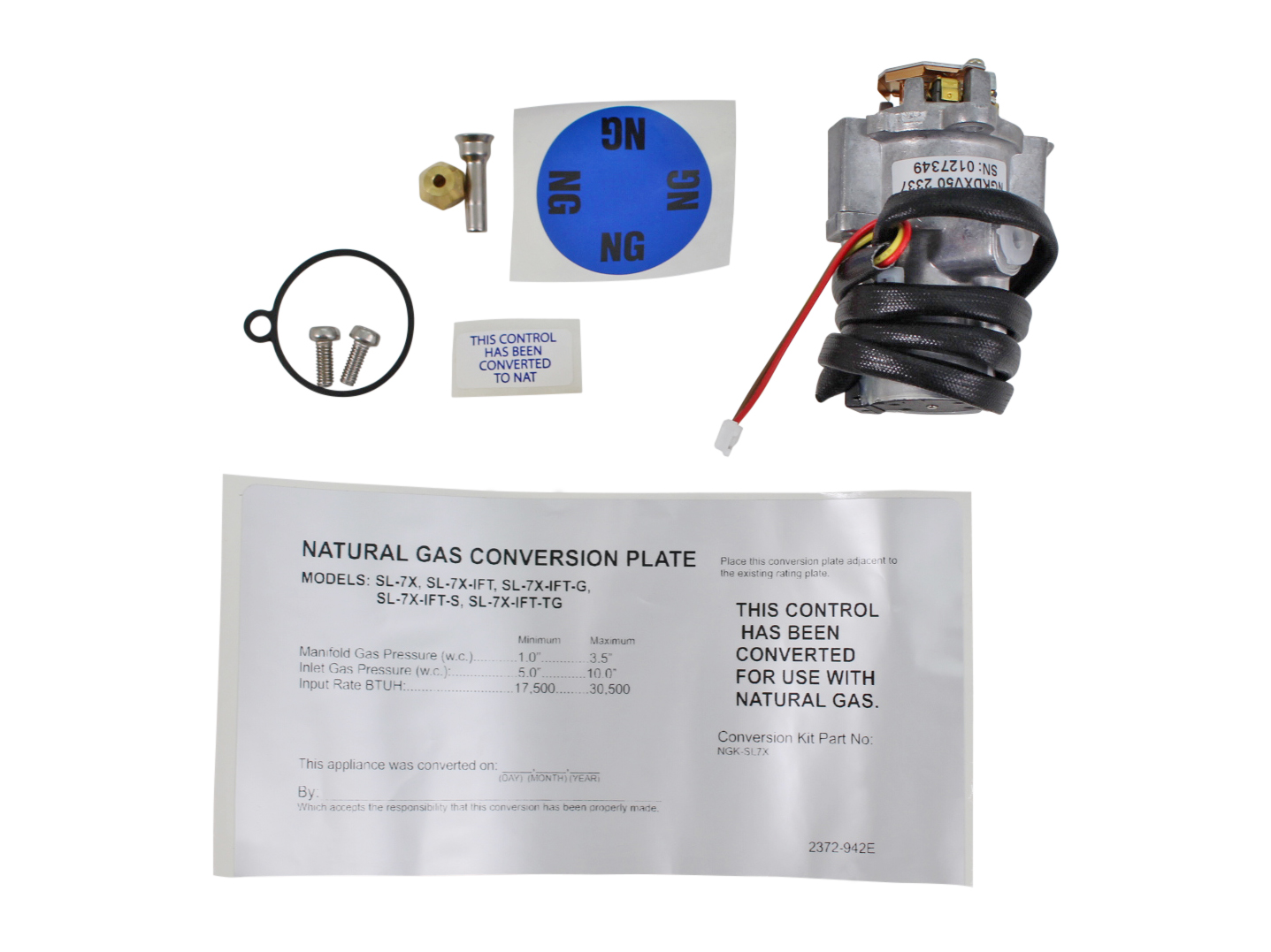 Heat N Glo SL-7X Slim Line Conversion Kit - NG (NGK-SL7X)