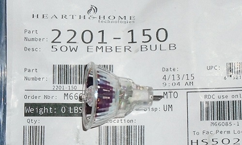 Heat N Glo, Majestic & Quadra-Fire Ember Bulb - 50W (2201-150)