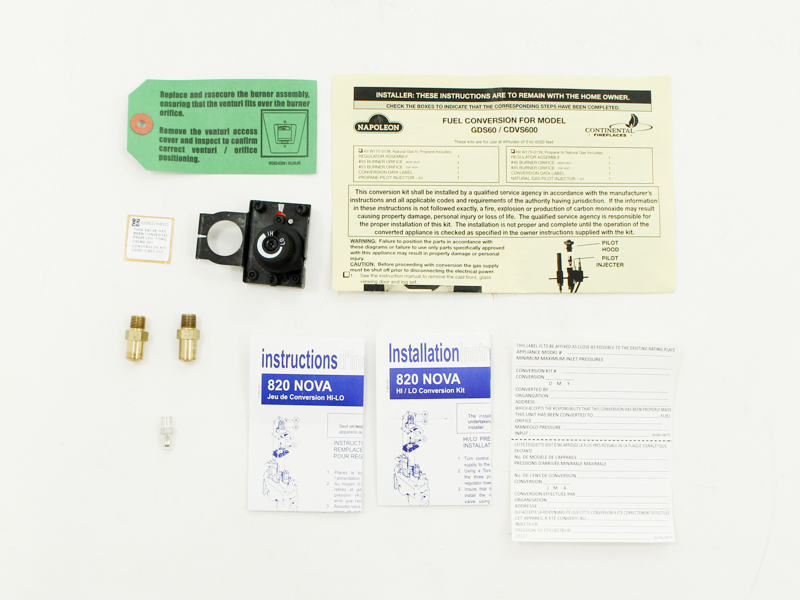 Napoleon GDS60 Conversion Kit - NG (W175-0139)