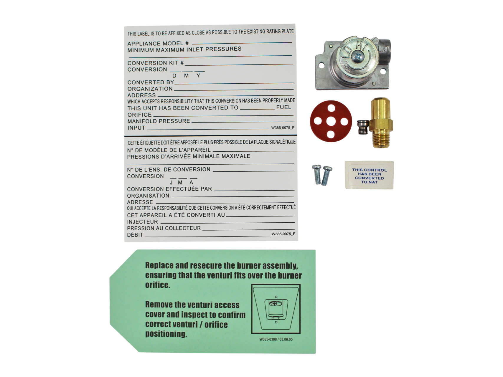 Napoleon Conversion Kit - NG (W175-0279)