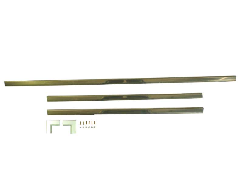 Appalachian L Shaped Brass Trim Panel (2TKBR2)
