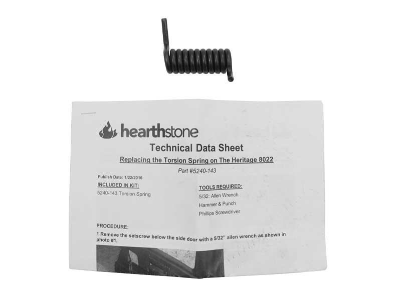 HearthStone Heritage 8022 Torsion Spring (5240-143)