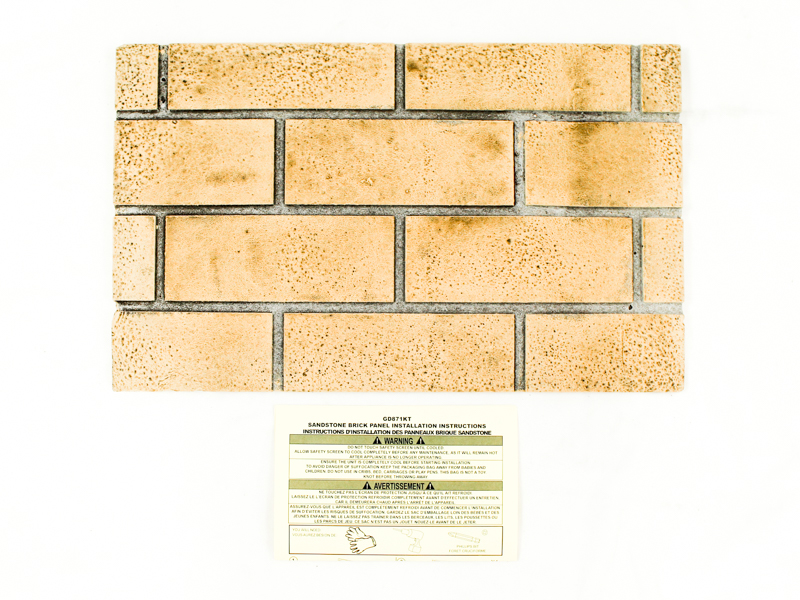 Napoleon Decorative Brick Panels - Sandstone (GD871KT)
