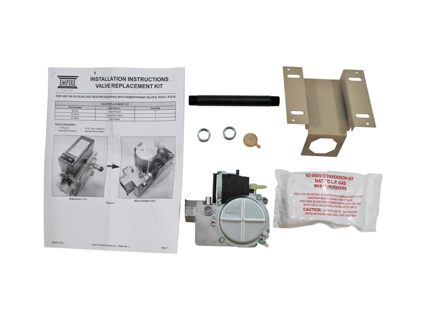 Empire Comfort Valve Kit - NG/LP (45352)