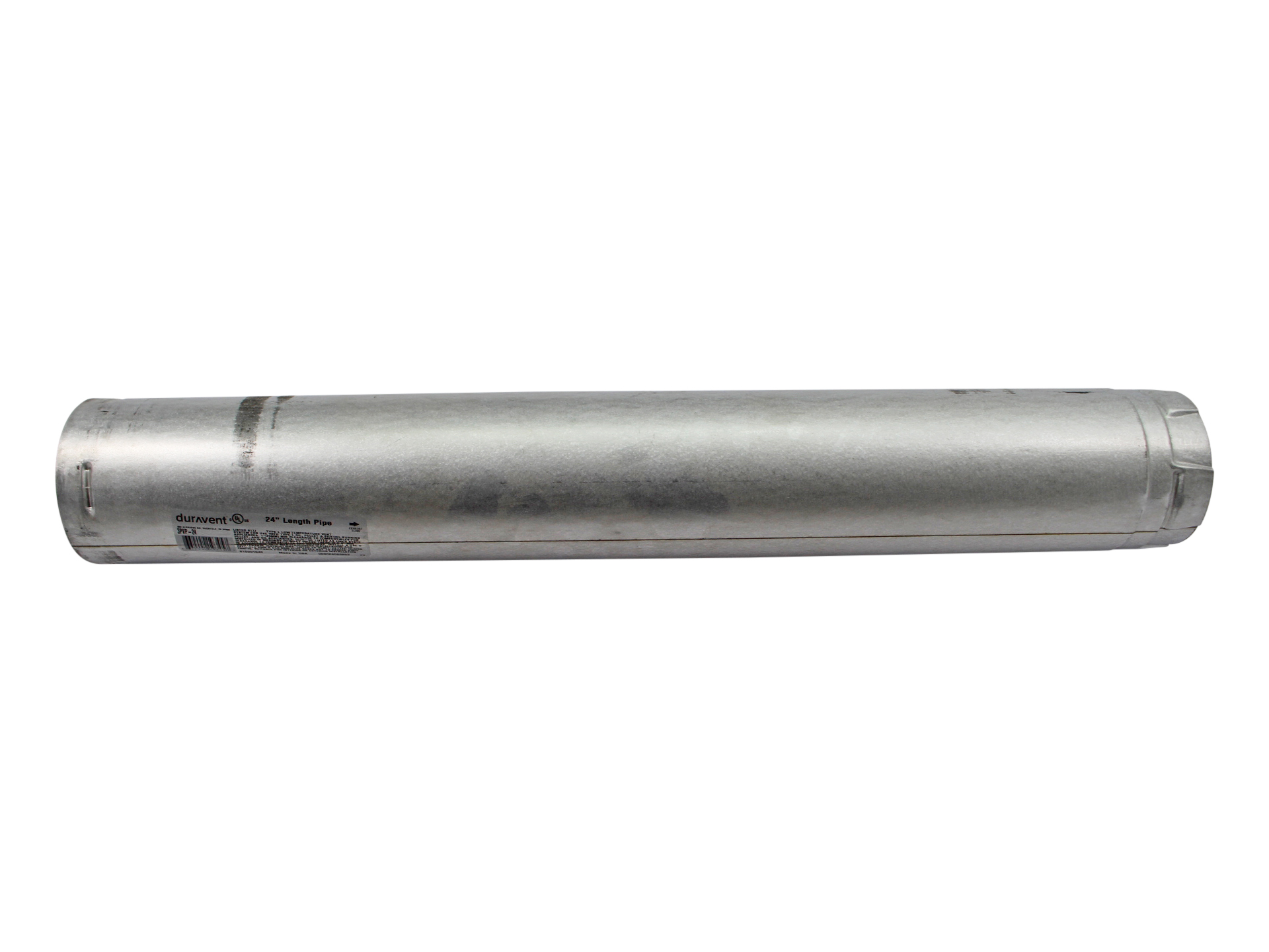 DuraVent PelletVent Pro 3" x 24" Straight Pipe - Galvalume (3PVP-24)