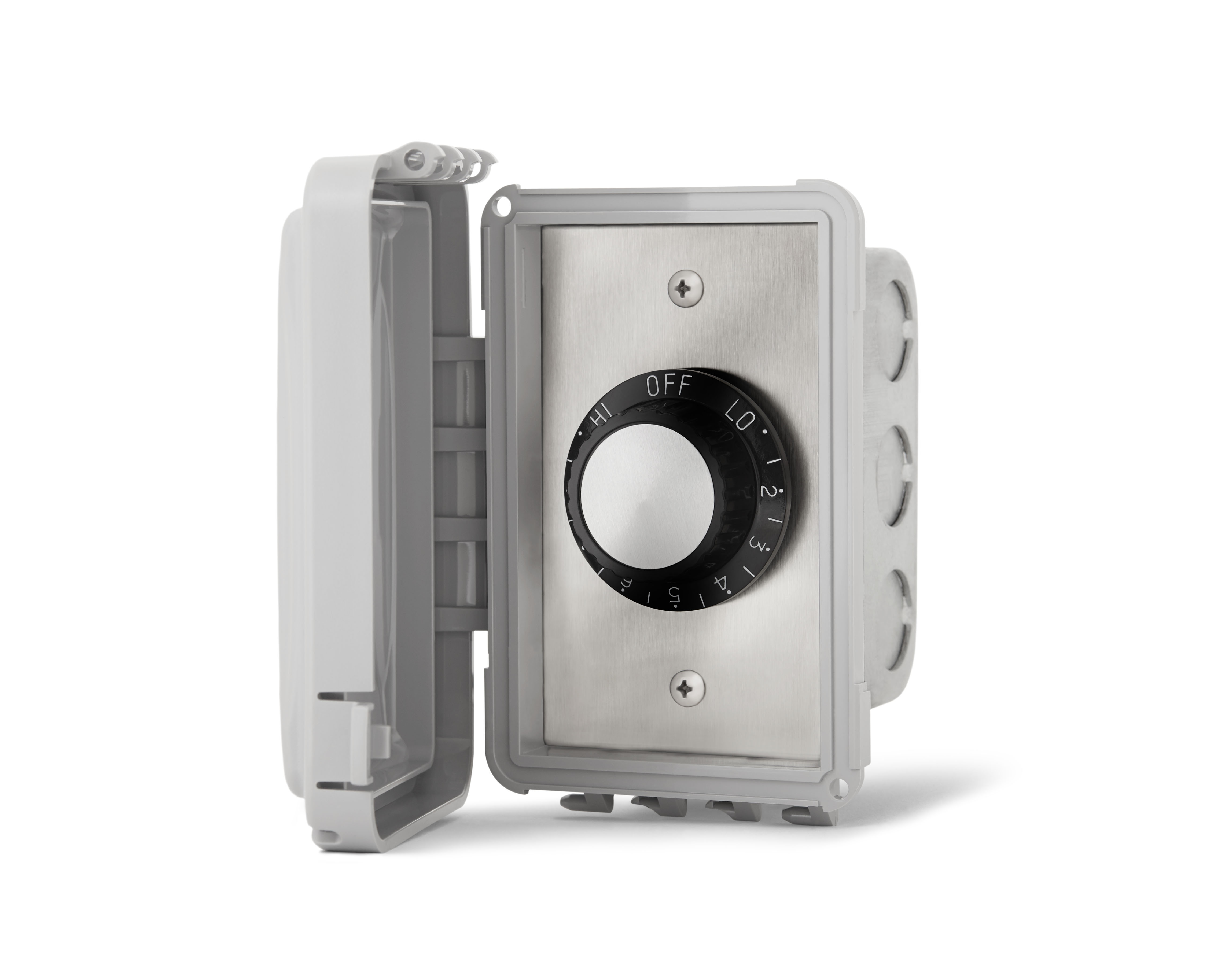 Infratech Single INF20 Regulator Switch with Surface Mount and Gang Box - 240V (14-4220)