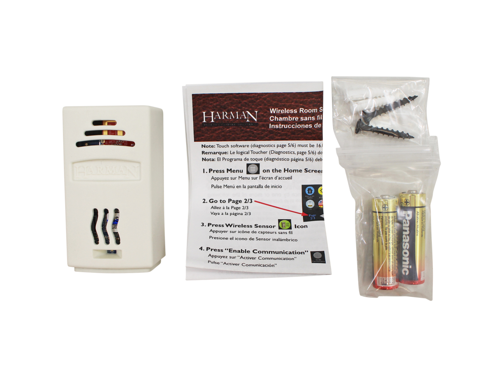 Harman XXV-TC Wireless Room Sensor (3-20-777556)