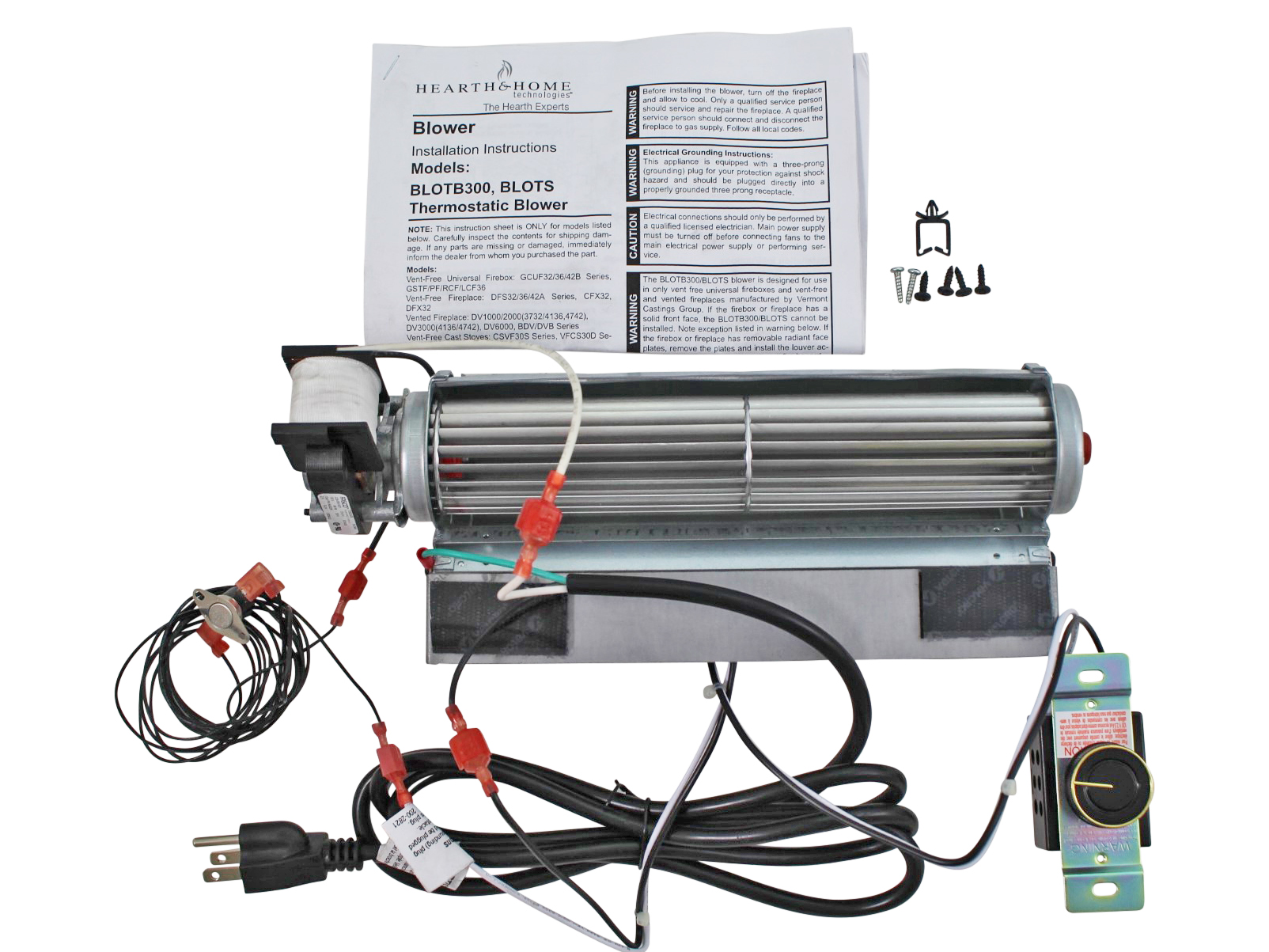 Monessen BDV Variable Thermostat Controlled Forced Air Blower - 135 CFM (BLOTS)