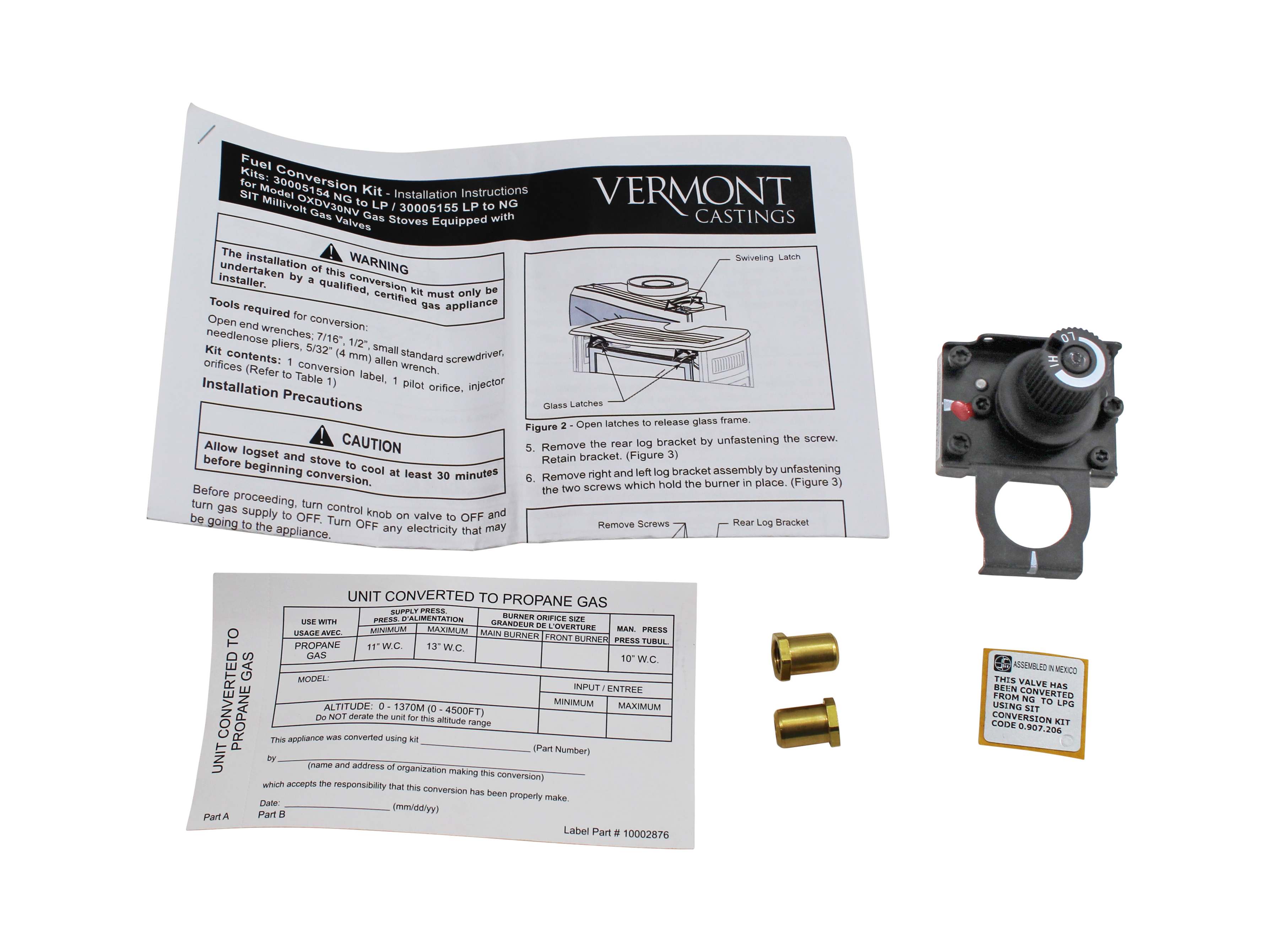 Majestic Oxford Conversion Kit - LP (LPK-OXDV30-SP)