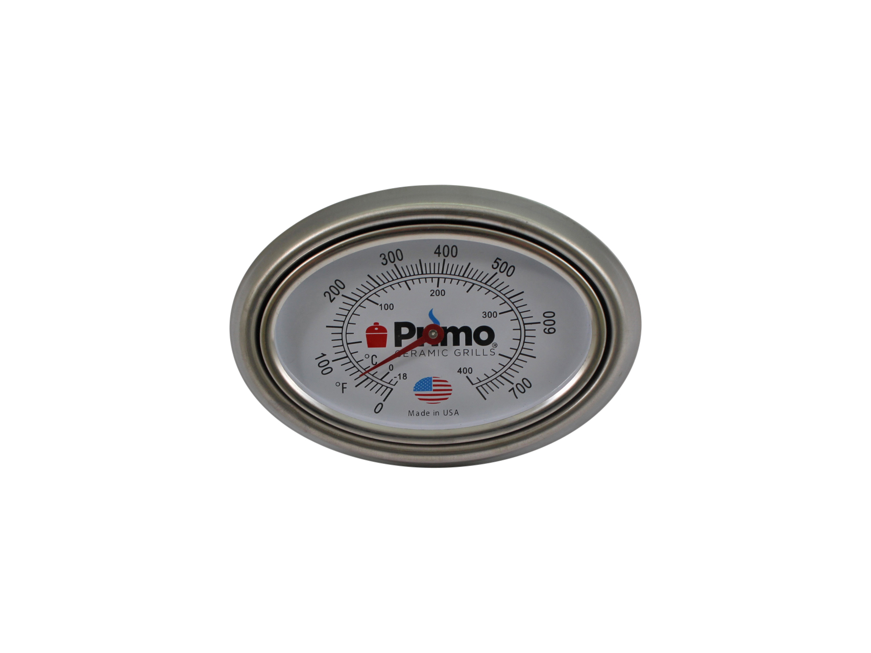 Primo Oval XL 400 Thermometer with Bezel/Sleeve (200033) Primo Oval XL 400 Thermometer with Bezel/Sleeve (200033)